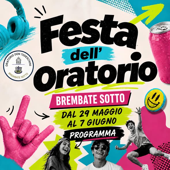 locandina Festa dell'Oratorio Don Todeschini
