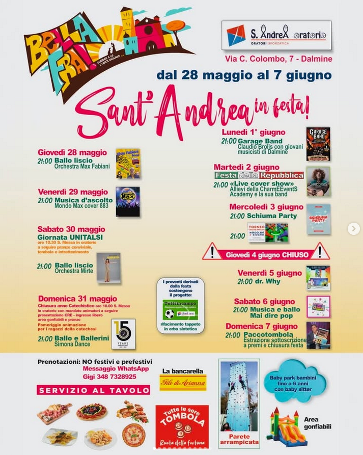 locandina Sant'Andrea in Festa