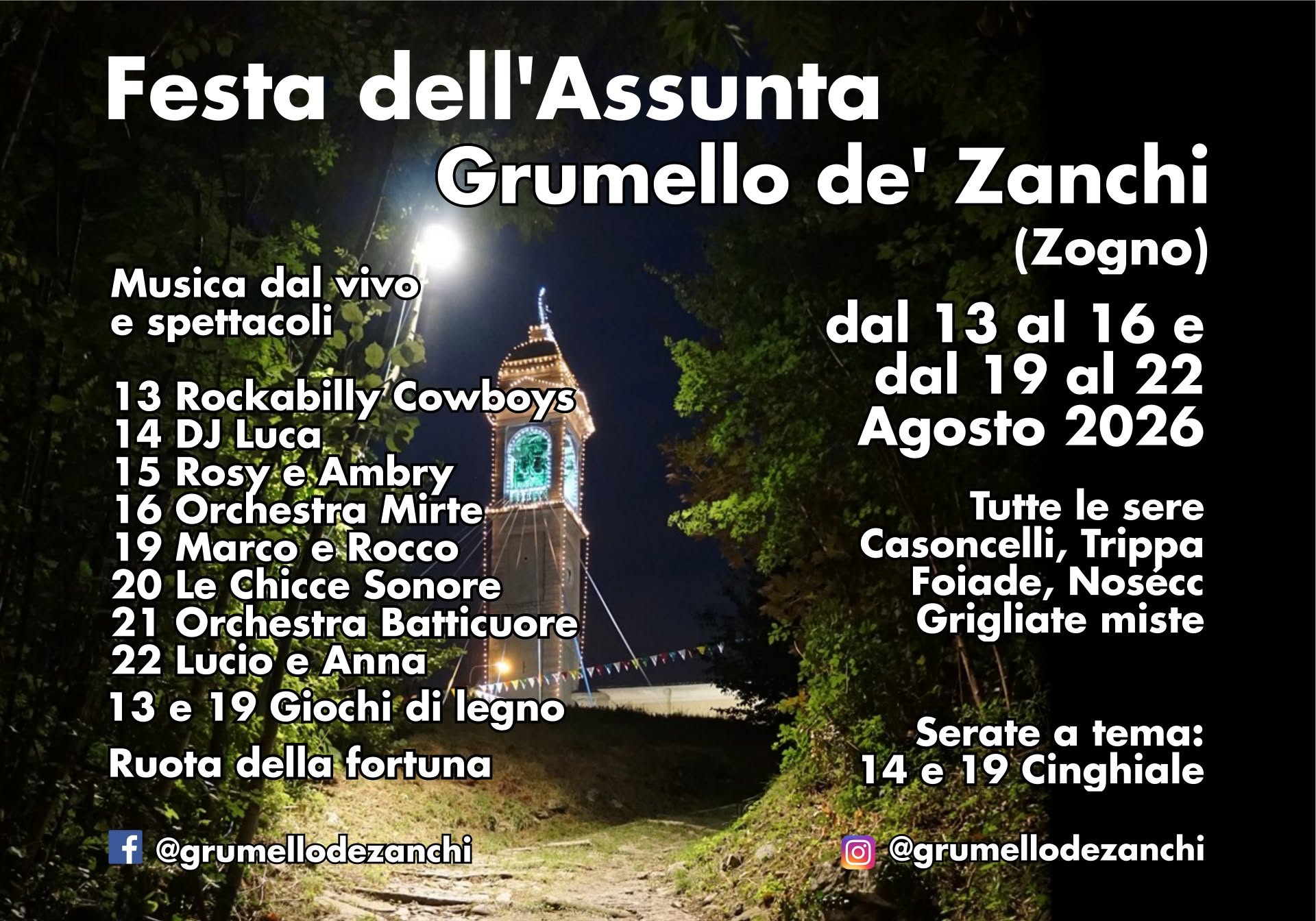 locandina Festa dell'Assunta