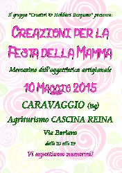 Creazioni per la Festa della Mamma” - mercatino dell oggettistica artigianale