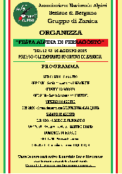 Festa Alpina di Ferragosto