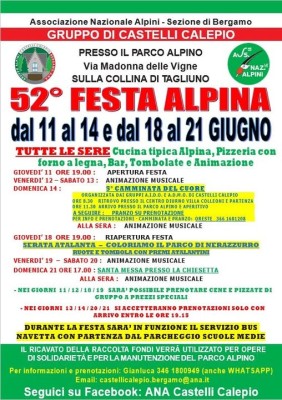 Festa degli alpini - Tagliuno