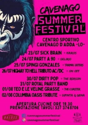 Cavenago summer festival