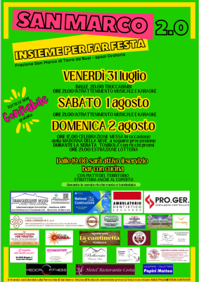 INSIEME PER FAR FESTA - SANMARCO2.0