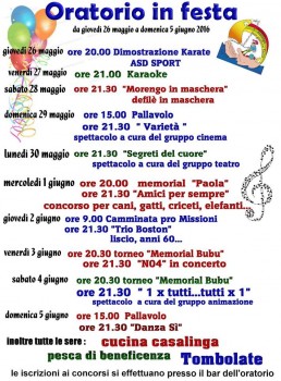 Festa dell Oratorio