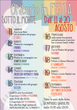 Oratorio in Festa