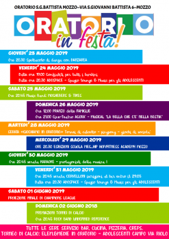 FESTA DELL'ORATORIO