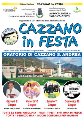 Cazzano in festa