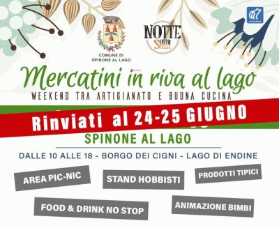 Mercatini in riva al llago