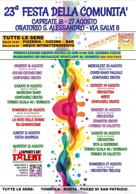 Festa della comunità