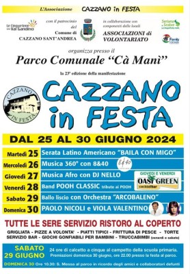 Cazzano in festa