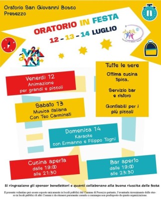 Oratorio in festa