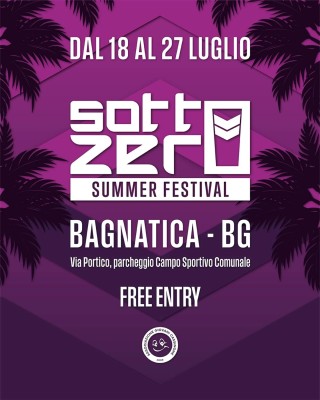 Cassinone Sottozero Summer Festival