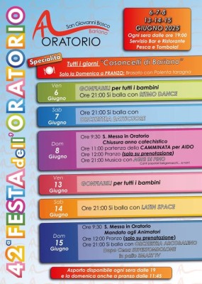 FESTA DELL'ORATORIO