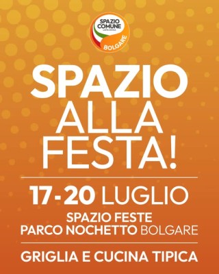 Spazio alla festa