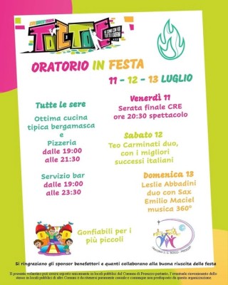 Oratorio in festa