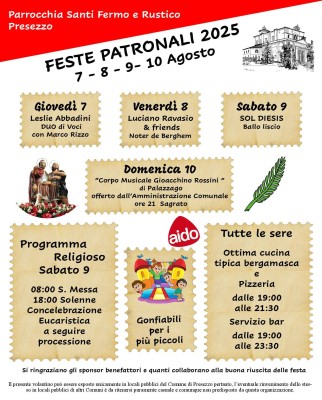 Feste Patronali - San Fermo e Rustico