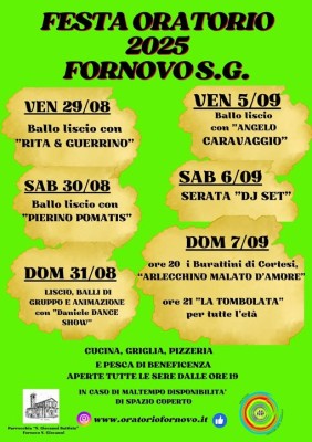 FESTA DELL'ORATORIO