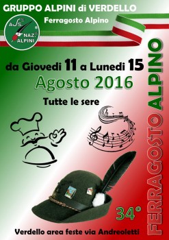 Ferragosto con gli Alpini