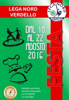 Festa Lega Nord Verdello