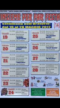 Insieme per far Festa 14^