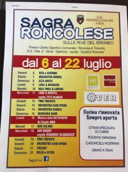 SAGRA RONCOLESE A TREVIOLO