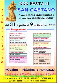 30° sagra di San Gaetano Curno (Marigolda)