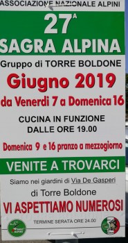 27° SAGRA ALPINA GRUPPO TORRE BOLDONE