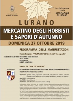 Mercatino degli hobbisti e sapori d’autunno