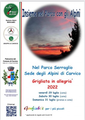 INSIEME NEL PARCO CON GLI ALPINI