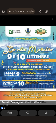 Weekend di Tradizione e Divertimento al Castello in Via Zerra a Mornico al Serio