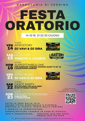 Festa Oratorio SEDRINA