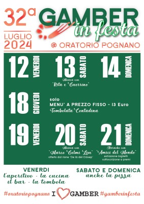 32a GAMBER IN FESTA